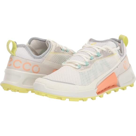 NWT ECCO Women's Biom 2.1 Low Textile Trail Running Shoe, White-SZ 9-9.5 - Picture 1 of 7
